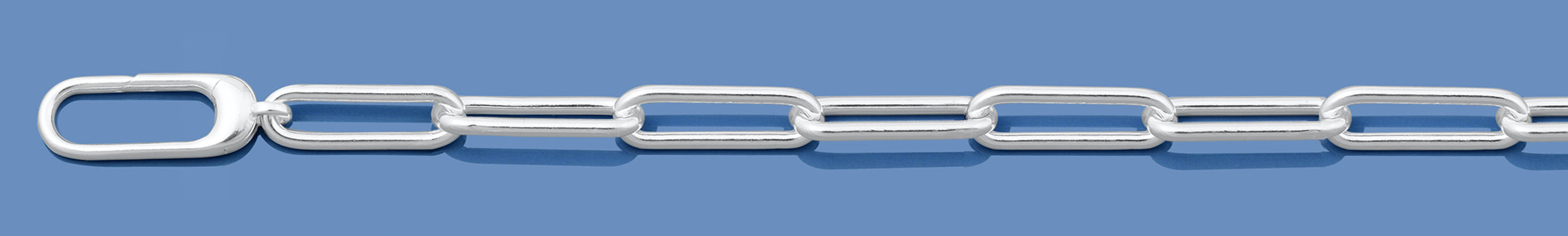 Wholesale Silver Jewelry - Silver Round Wire Staple Chain 150(CP612257 ...