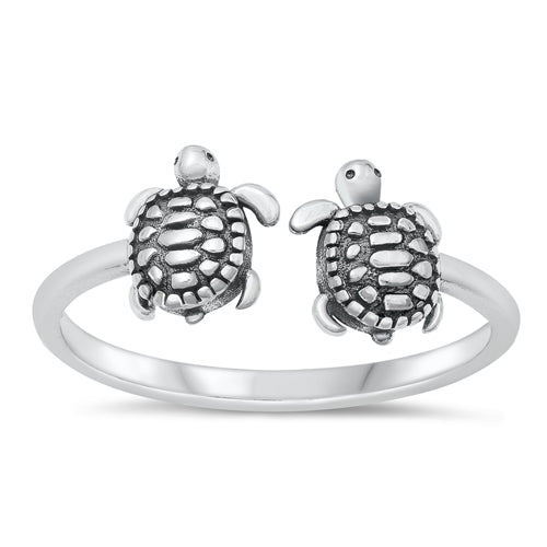Silver Jewelry - Silver Ring - Turtles – Sidney Imports