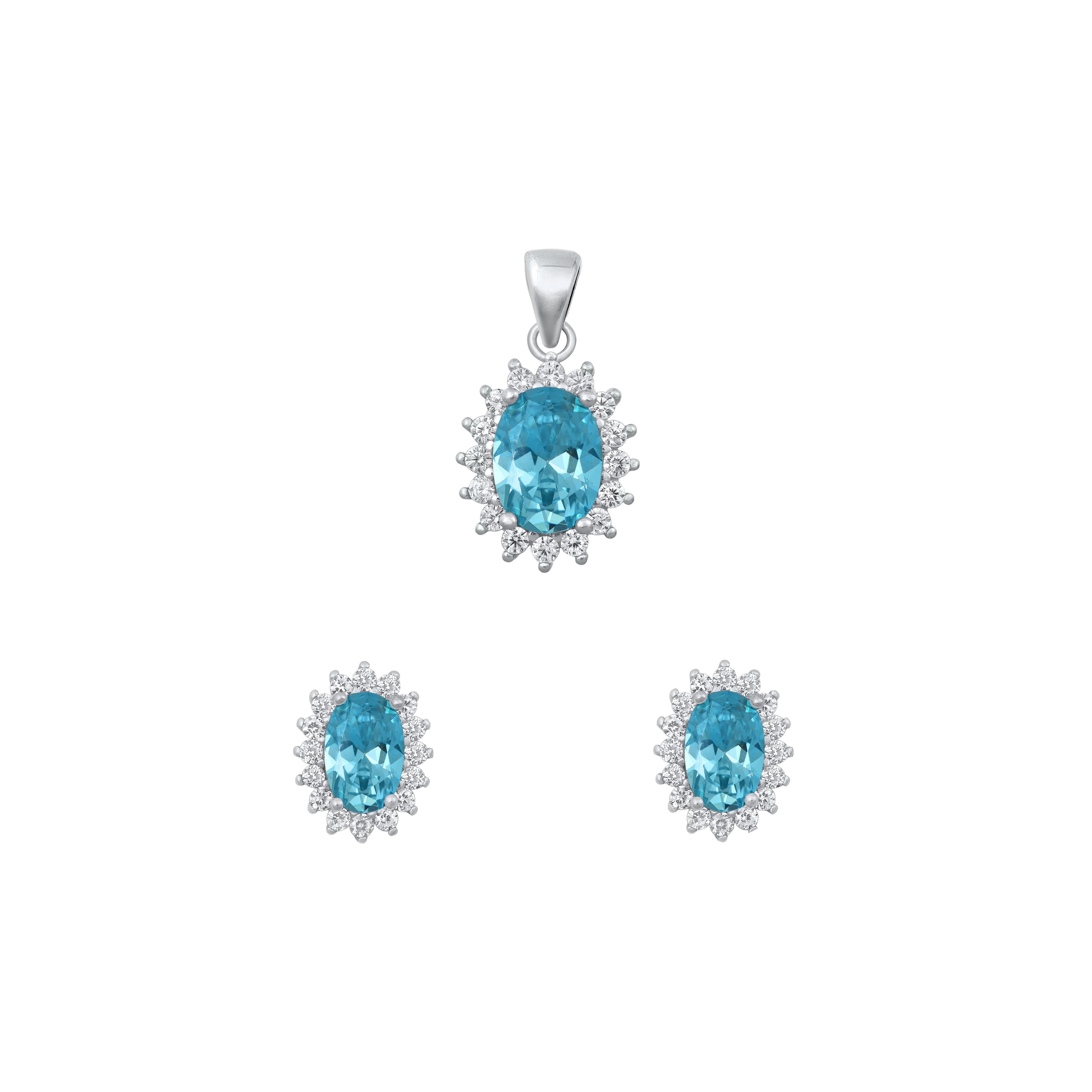 Wholesale Silver CZ Set SC811269-AQ – Sidney Imports Wholesale Silver CZ Set SC811269-AQ – Sidney Imports
