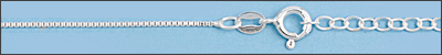 Silver Box Chains with Extension