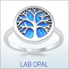 Lab Opal Rings